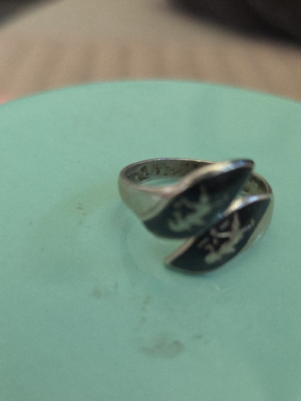 Sterling Silver Black SIAM Wrap Ring - Women's Jewelry - Picture 3 of 5